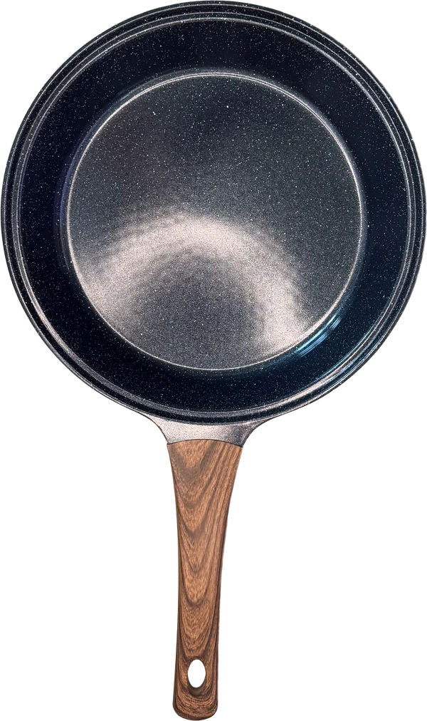 RESADE Keramikpfanne 28 cm in Schwarz von oben